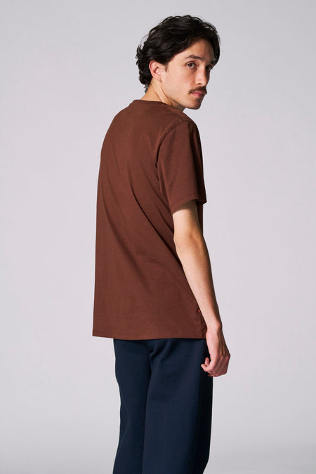 T-shirt à manches courtes - brun