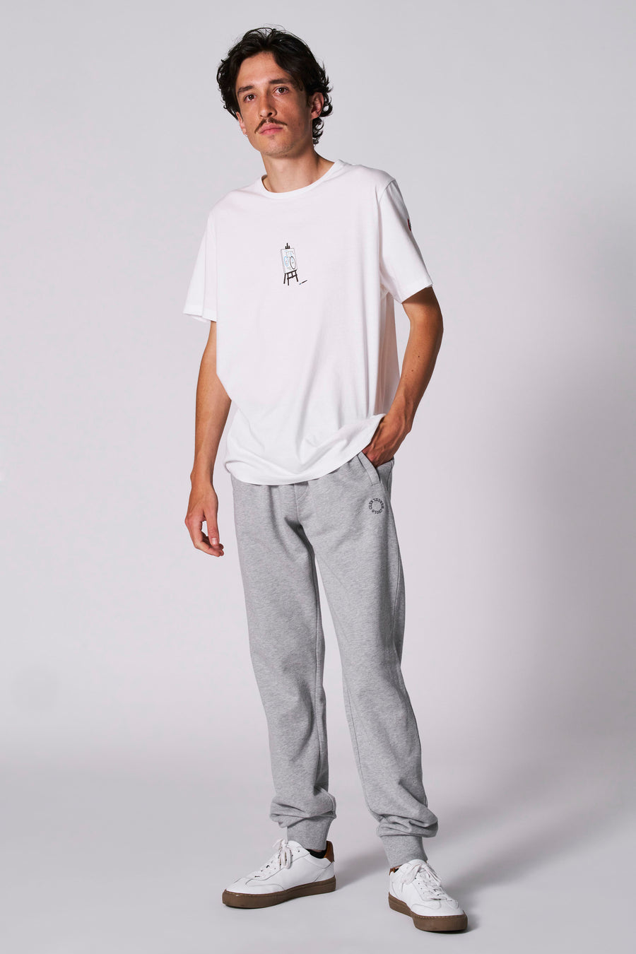 T-shirt à manches courtes - blanc - Cyclo Club Marcel