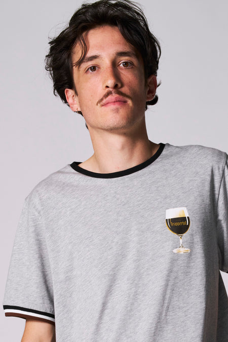 T-shirt à manches courtes - gris