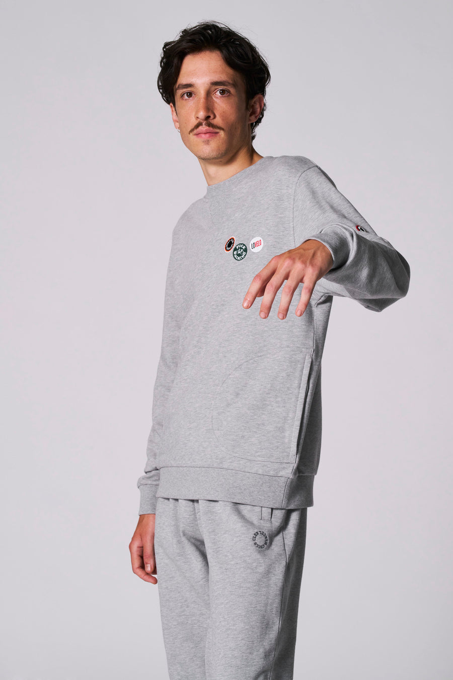 Sweat - gris - Cyclo Club Marcel