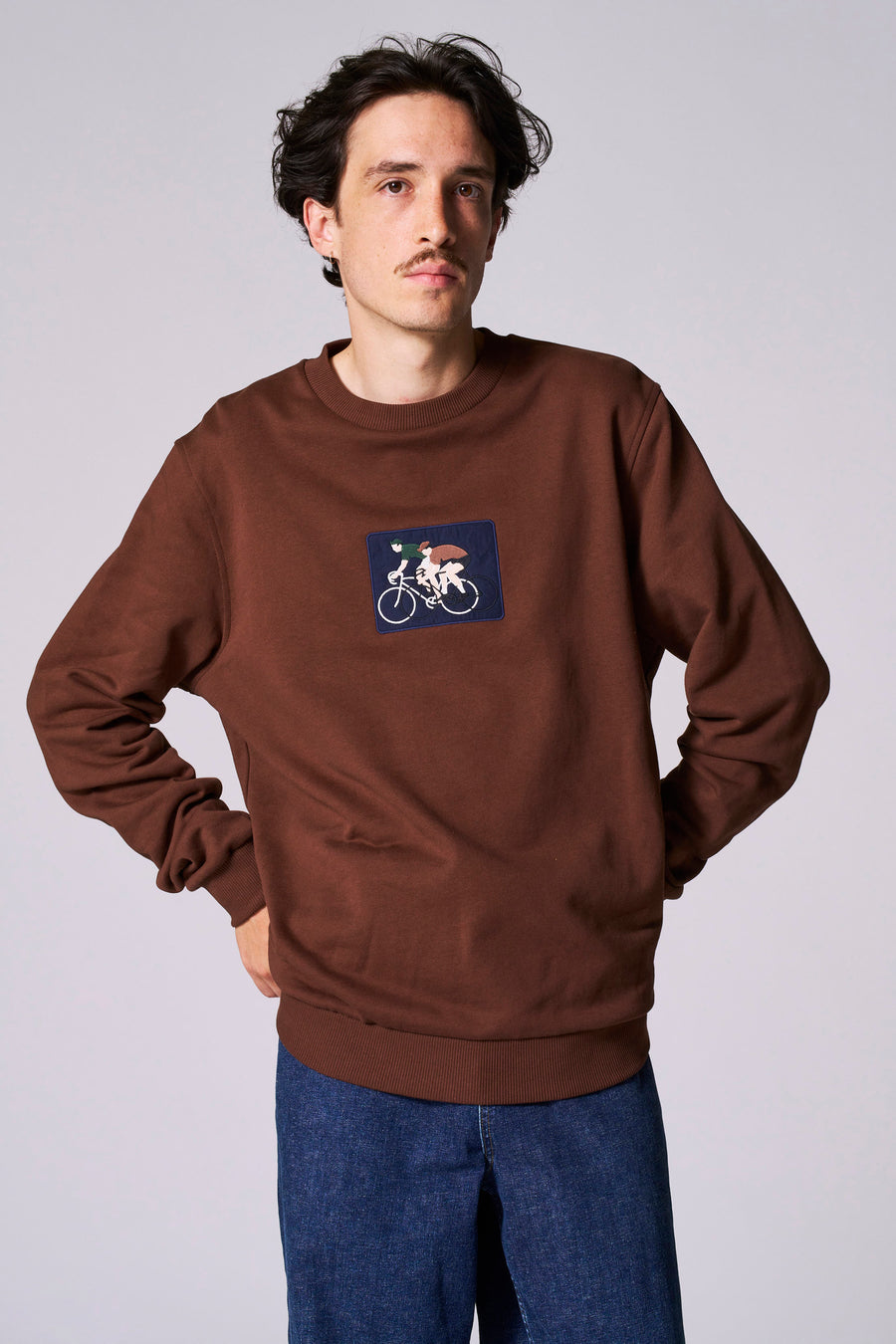 Sweat - brun - Cyclo Club Marcel