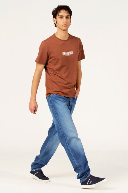 T-shirt à manches courtes - brun