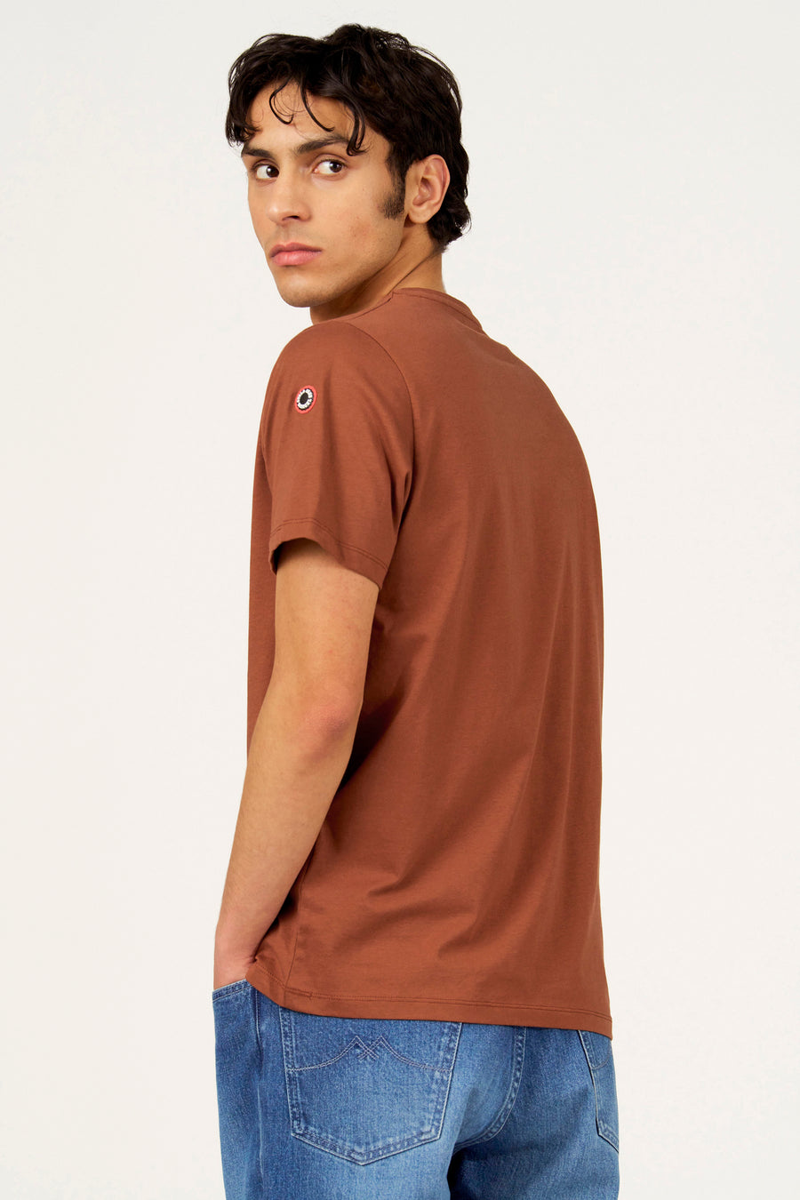 T-shirt à manches courtes - brun