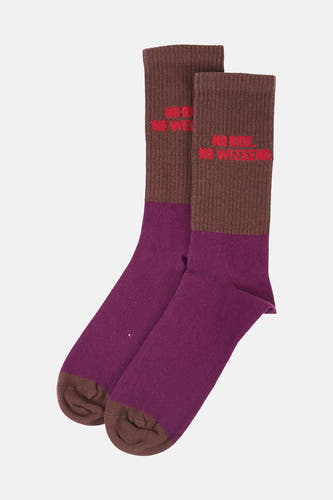 Chaussettes brun - Cyclo Club Marcel