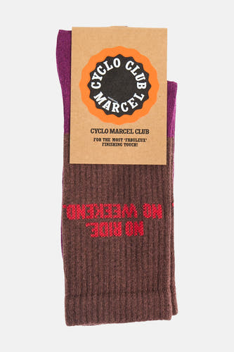 Chaussettes courtes - brun