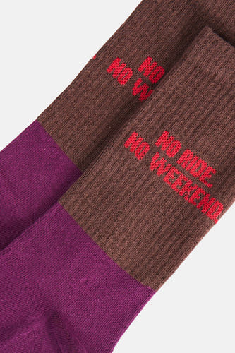 Chaussettes courtes - brun