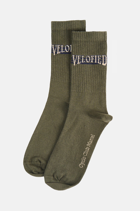 Chaussettes vert - Cyclo Club Marcel