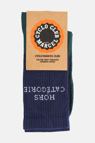 Chaussettes courtes - bleu