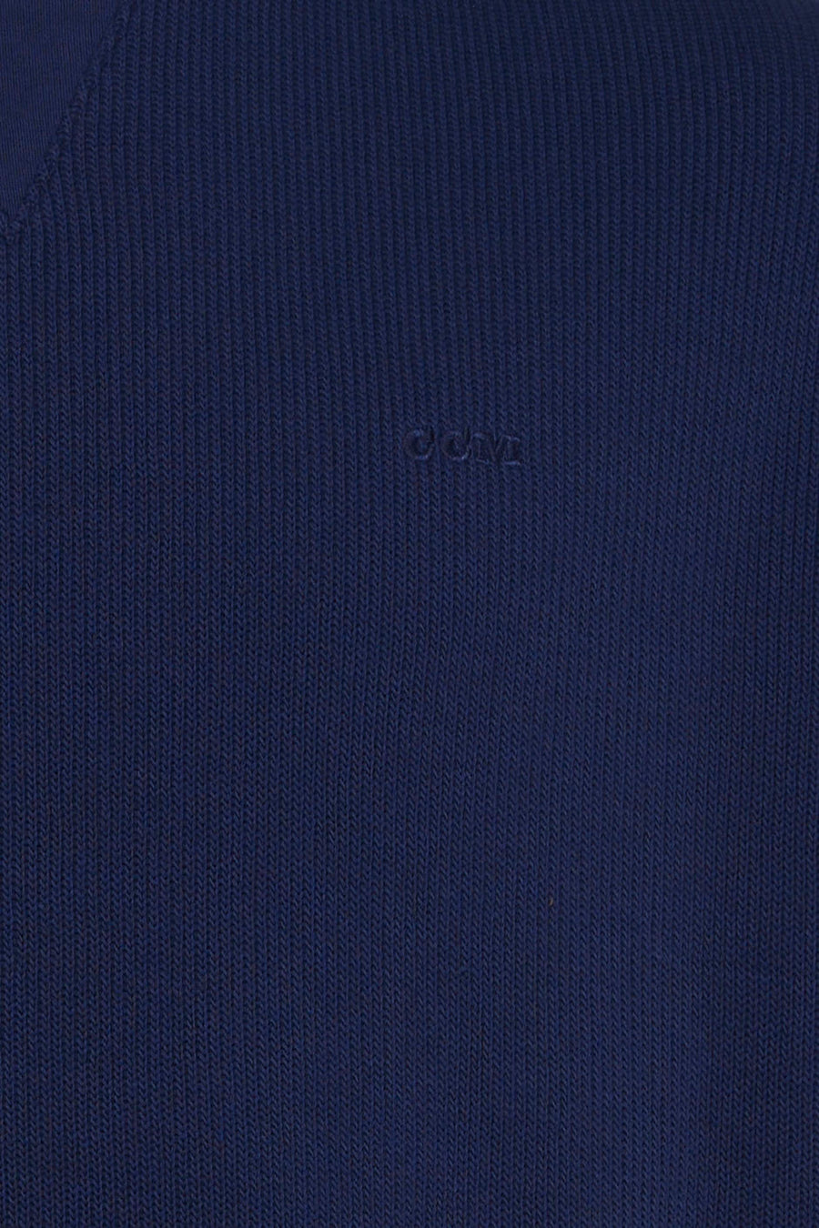 Sweat col O - bleu