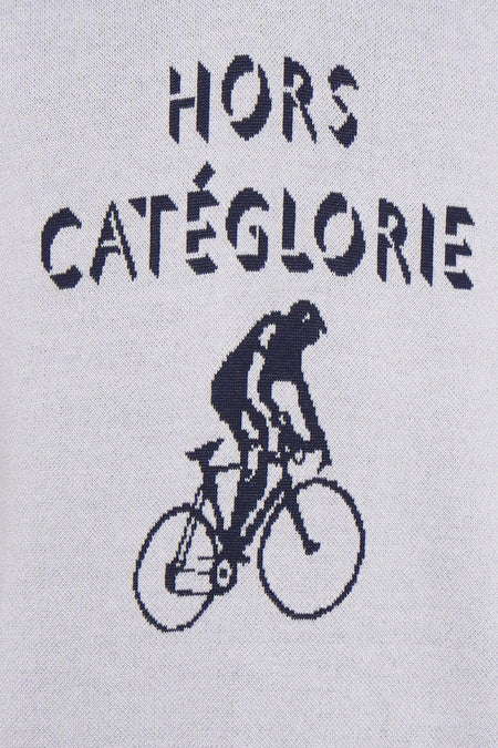 Pull col O - blanc