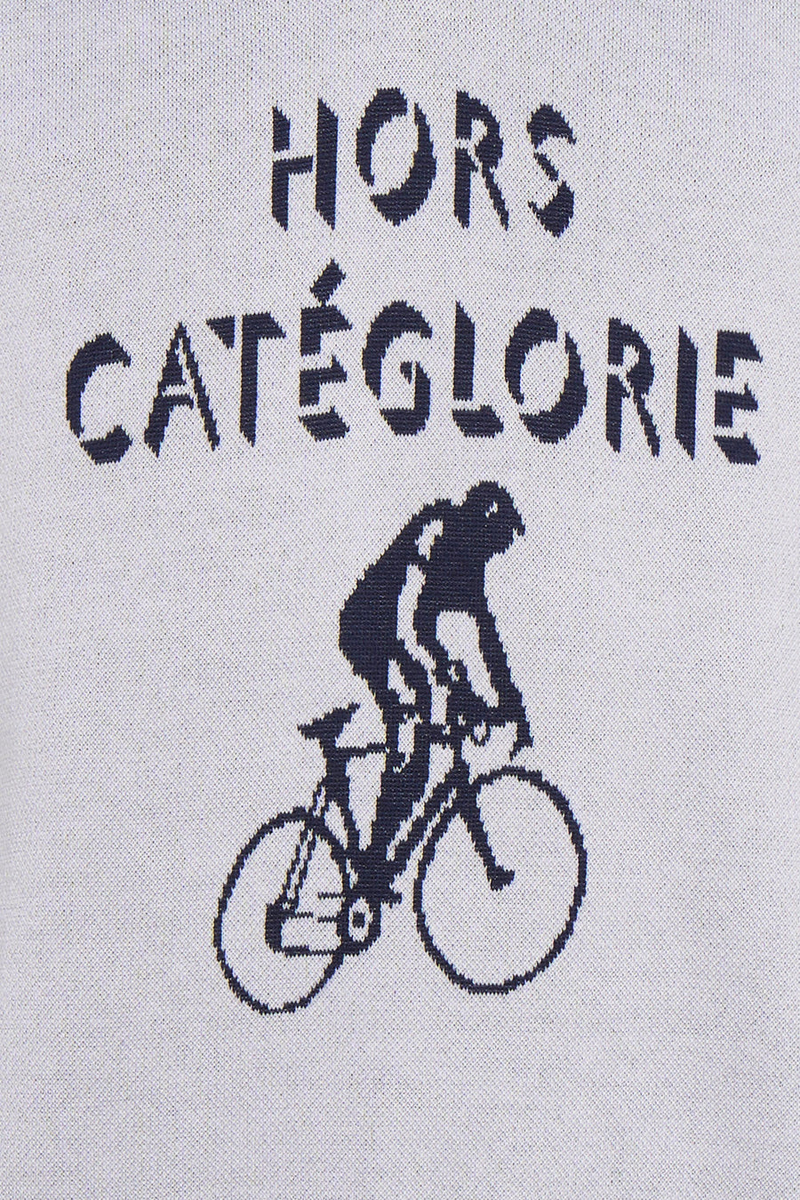 Pull col O - blanc