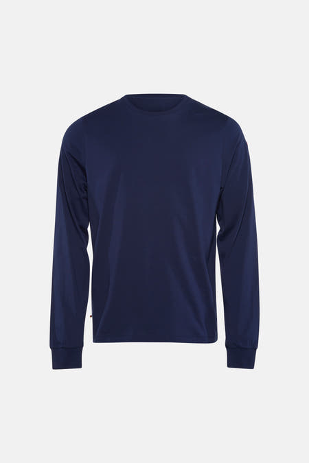T-shirt à manches longues - bleu