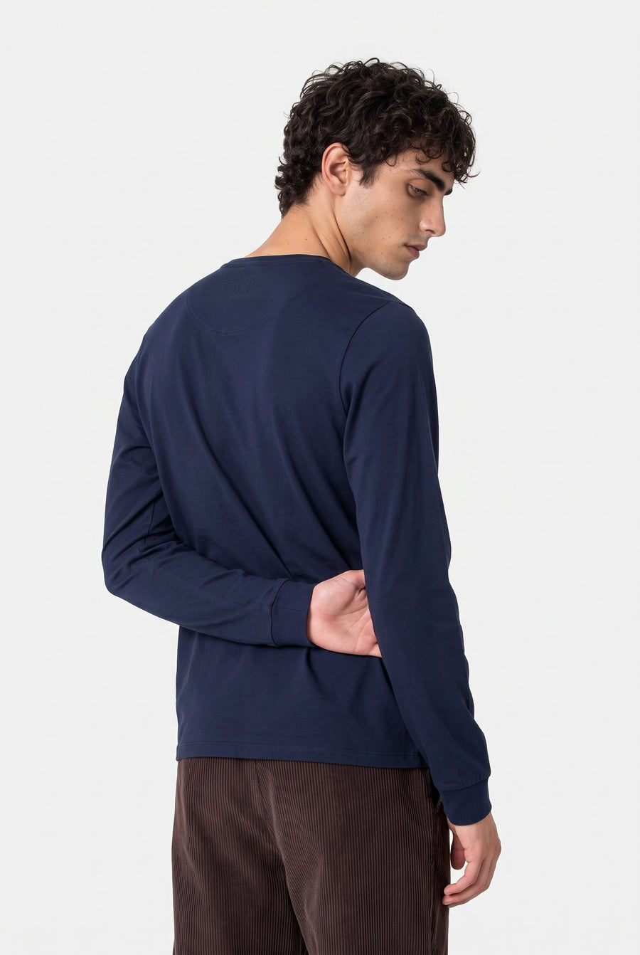 T-shirt à manches longues - bleu