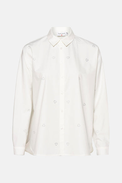 Chemise à manches longues - Blanc