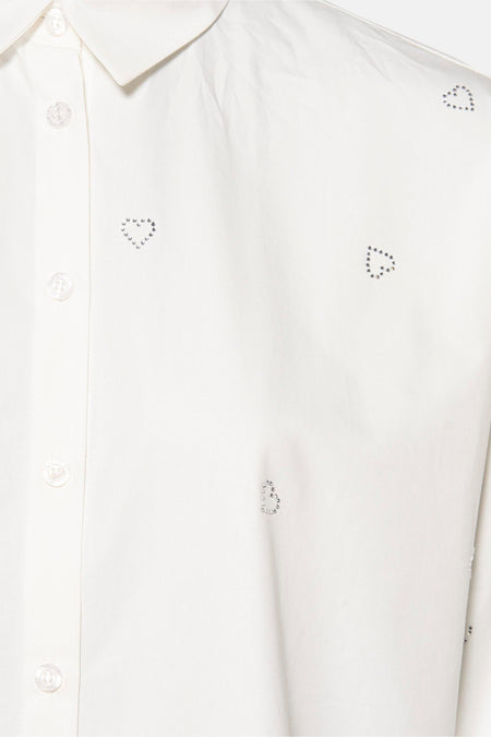 Chemise à manches longues - Blanc