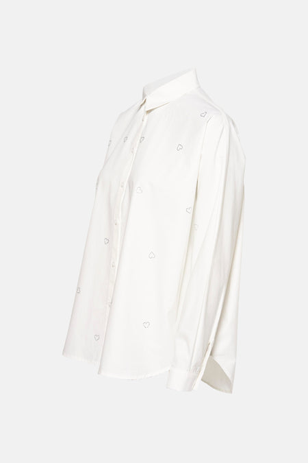 Chemise à manches longues - Blanc