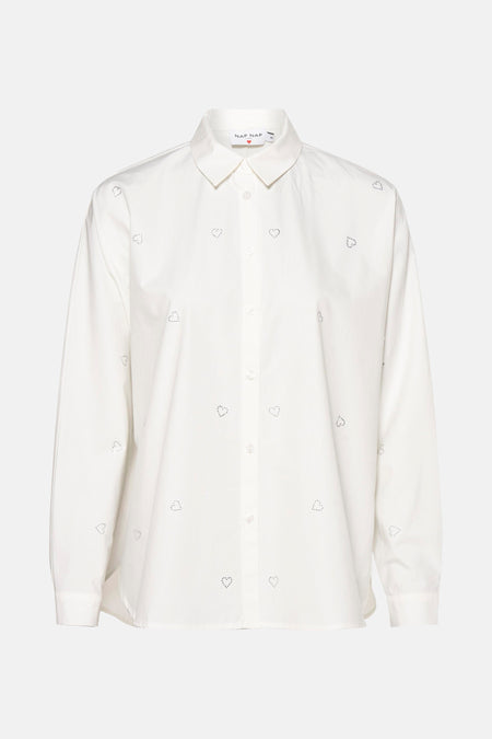 Chemise à manches longues - Blanc