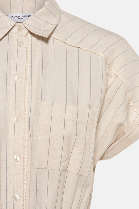 Robes manches courtes Beige - NAF NAF
