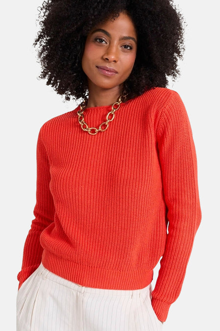 Pull col O Beige - NAF NAF