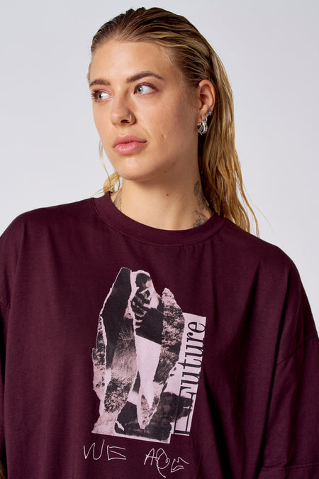 T-shirt (manches courtes) Bordeaux - COELY