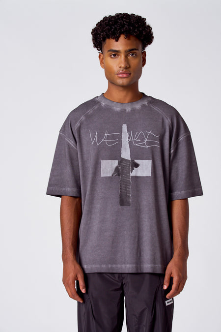 T-shirt à manches courtes - gris