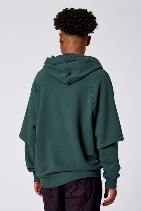 Sweat à capuche Vert - COELY