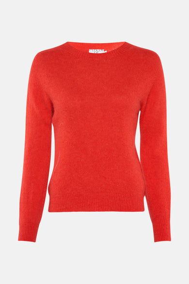 Pull à col rond - orange