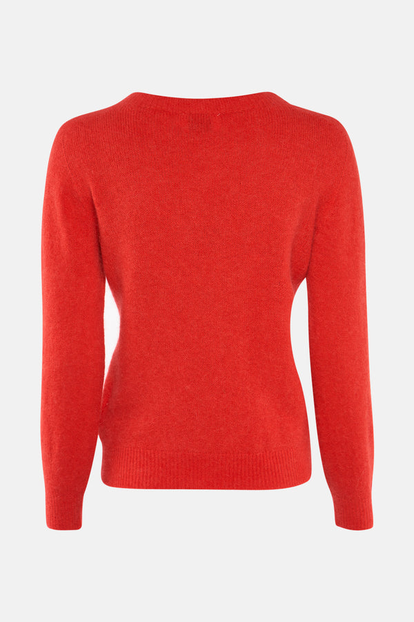 Pull col O Orange - Clouds of Fashion