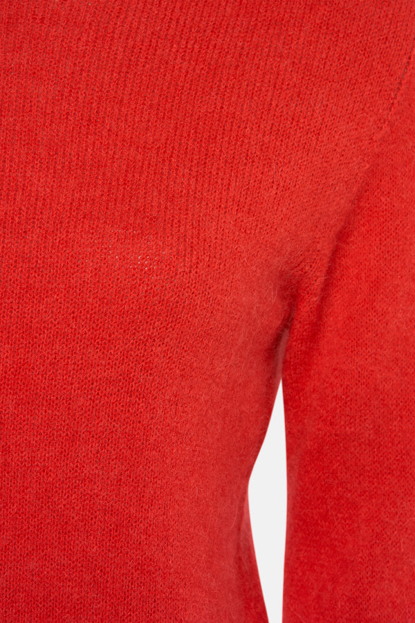 Pull col O Orange - Clouds of Fashion