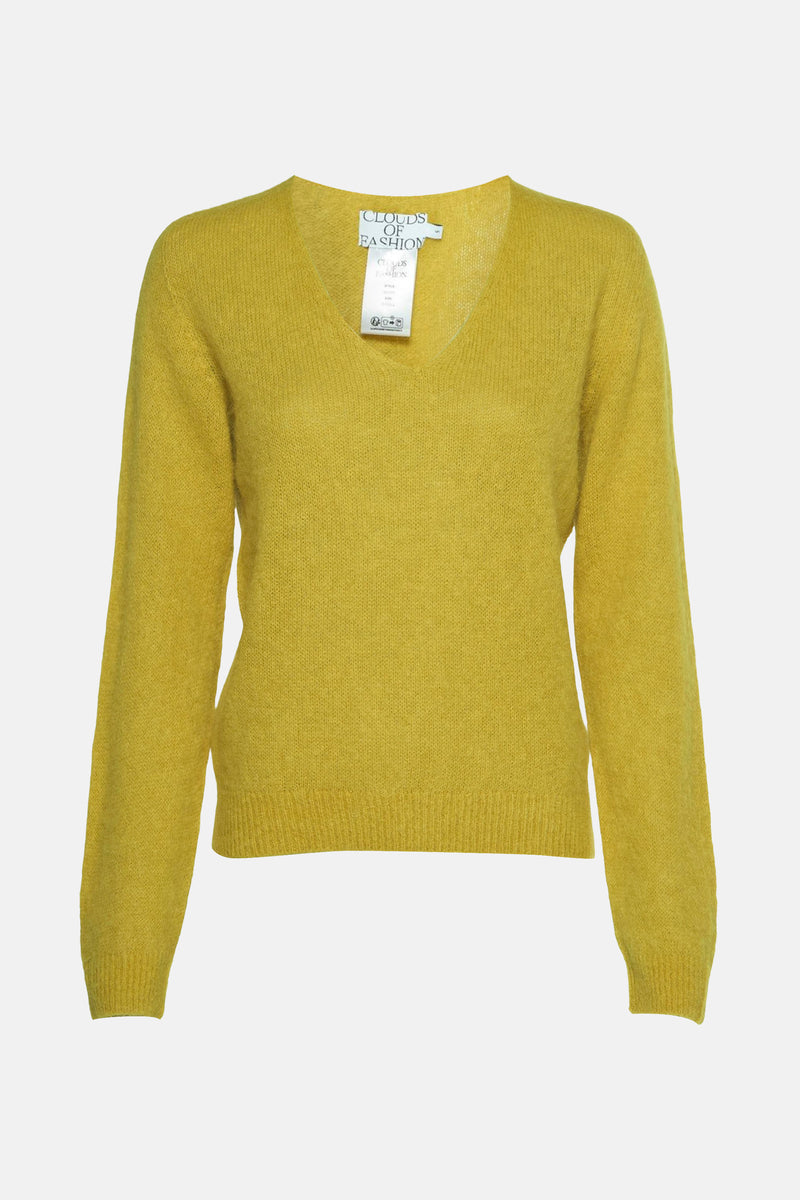 Pull col V Vert - Clouds of Fashion