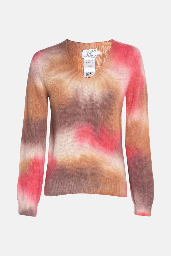 Pull col V Multicolore - Clouds of Fashion