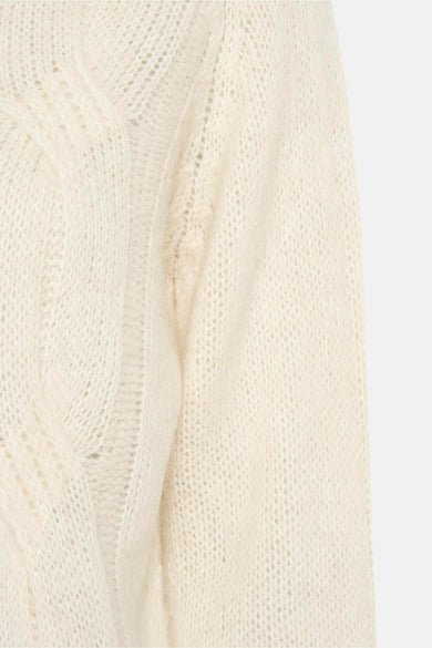 Pull col O Écru - Clouds of Fashion