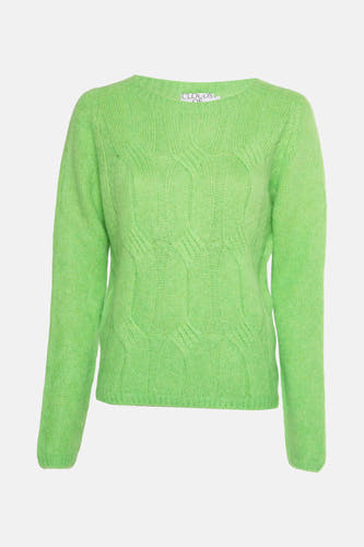 Pull à col rond - vert