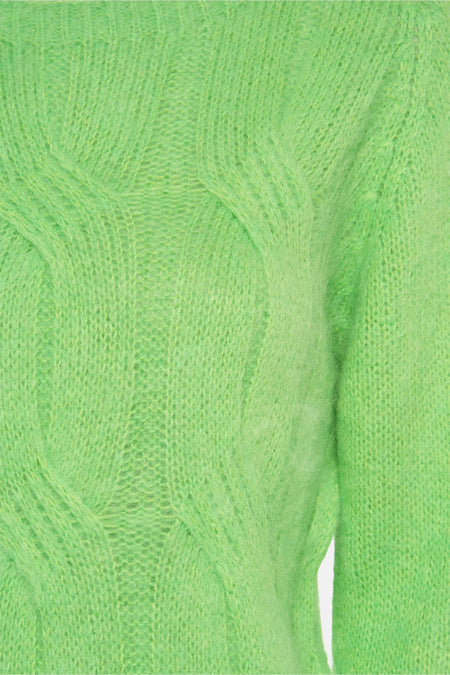 Pull col O Vert - Clouds of Fashion