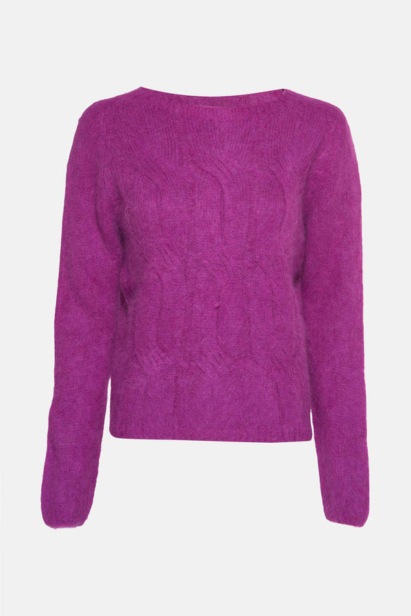 Pull col O Mauve - Clouds of Fashion