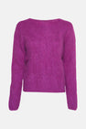 Pull à col rond - violet