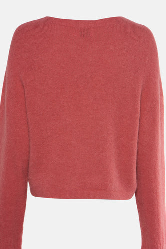 Pull à col rond - rose - Clouds of Fashion