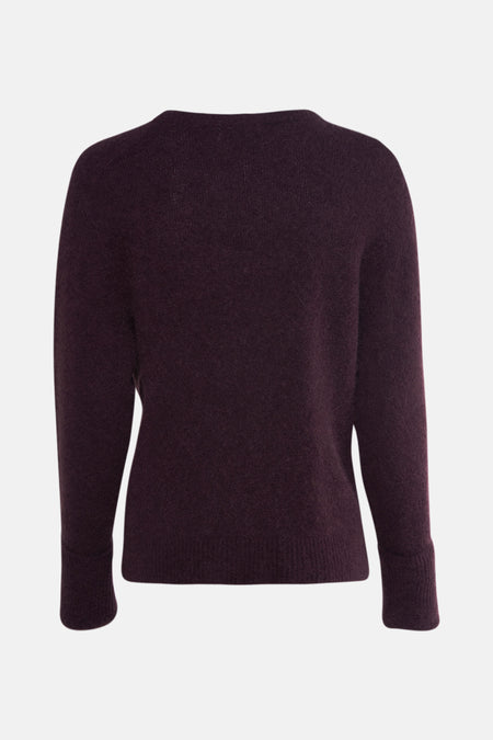 Pull à col rond - brun