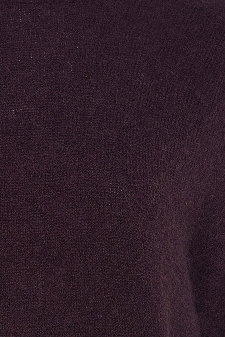 Pull à col rond - brun