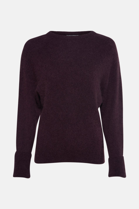 Pull à col rond - brun