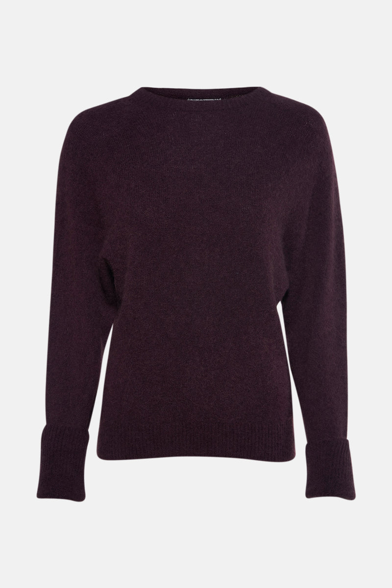 Pull à col rond - brun