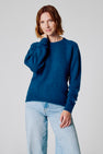 Pull à col rond - bleu