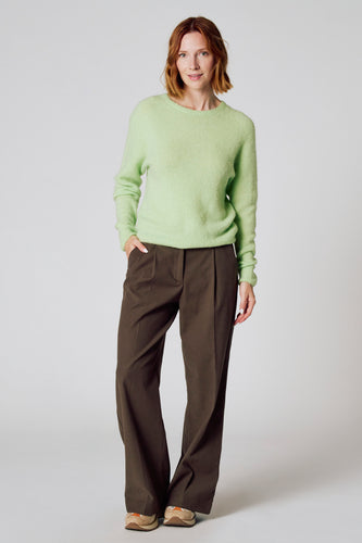 Pull à col rond - vert - Clouds of Fashion