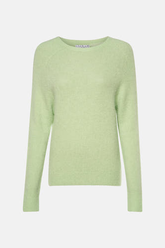 T-shirt vert avec col rond de Clouds of Fashion, en tissu tricoté.