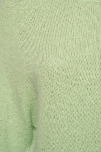 T-shirt vert avec col rond de Clouds of Fashion, en une fine maille douce.