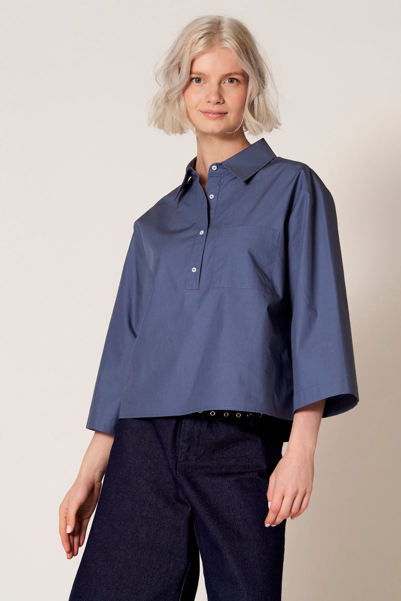 Blouse - bleu