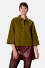 Blouse à manches 3/4 - vert