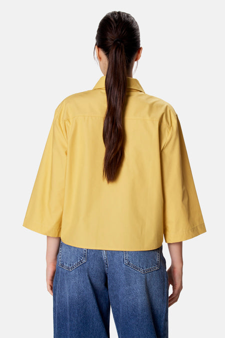 Blouse à manches 3/4 - jaune