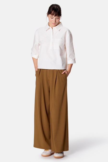 Blouse à manches 3/4 - blanc