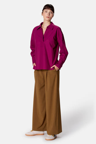 Blouse à manches longues - Mauve